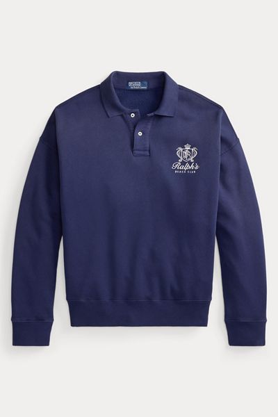 Polo Ralph Lauren Logo Graphic Relaxed Polo Sweatshirt