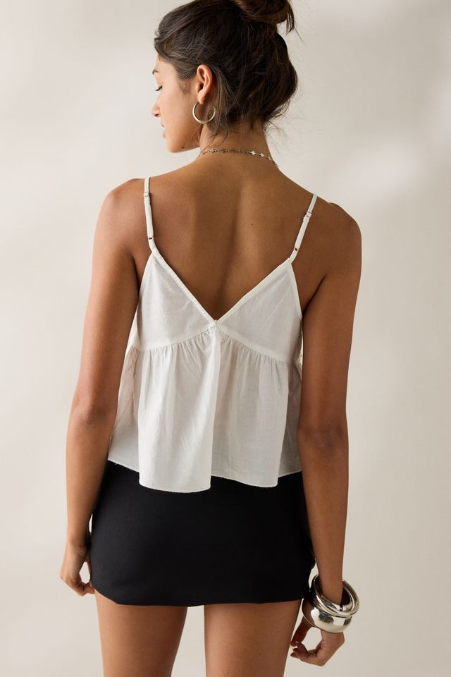 UO Victoria Studded Plunging Babydoll Cami #3