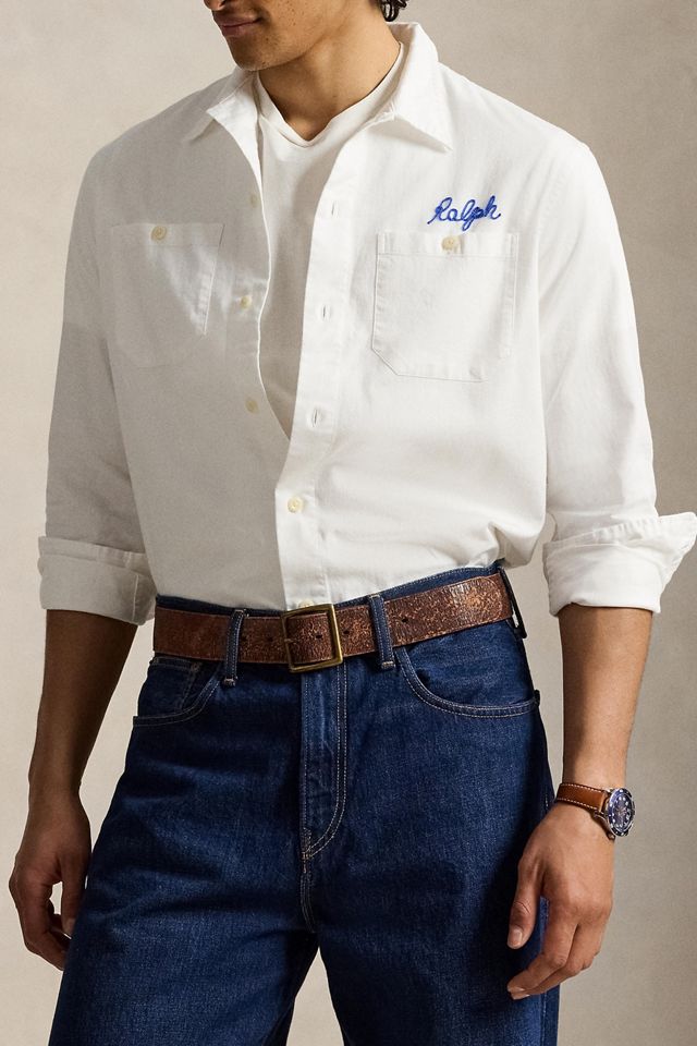 Polo Ralph Lauren Embroidered Herringbone Overshirt #3