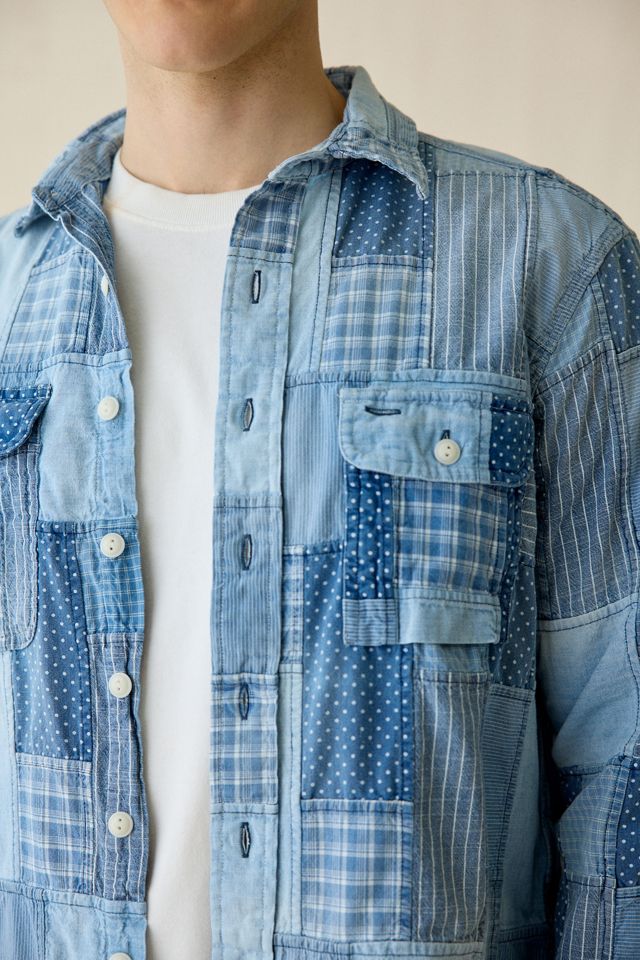 Polo Ralph Lauren Original Label Patchwork Denim Long Sleeve Shirt #1