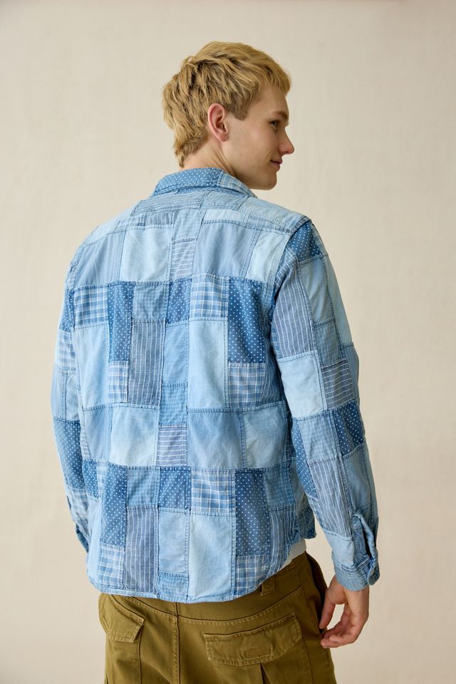 Polo Ralph Lauren Original Label Patchwork Denim Long Sleeve Shirt #2