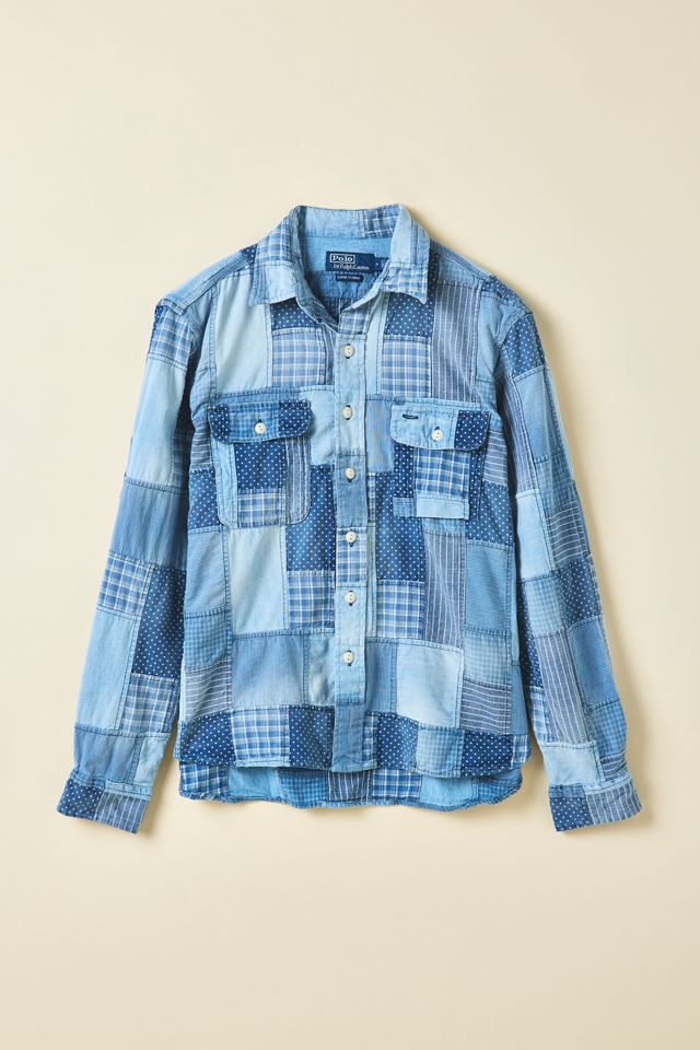 polo denim dress shirt Slim Fit Denim Shirt