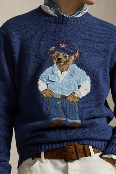 Polo Ralph Lauren Bear Logo Crew Neck Sweater
