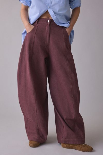 Ghospell Minka Brown Balloon Jeans