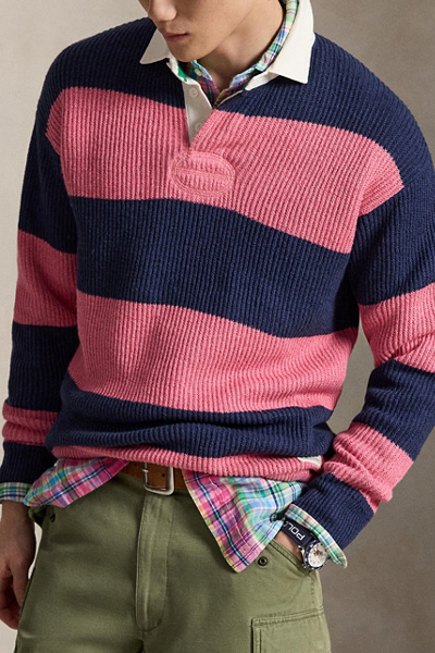 Polo Ralph Lauren Stripe Iconic Rugby Shirt | Urban Outfitters