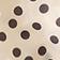 Cream & Black Polka Dot