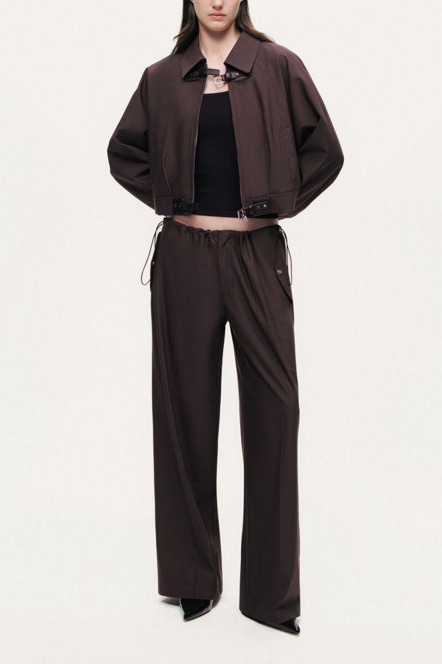 Nocturne Buckle Detail Cropped Zip Jacket #1
