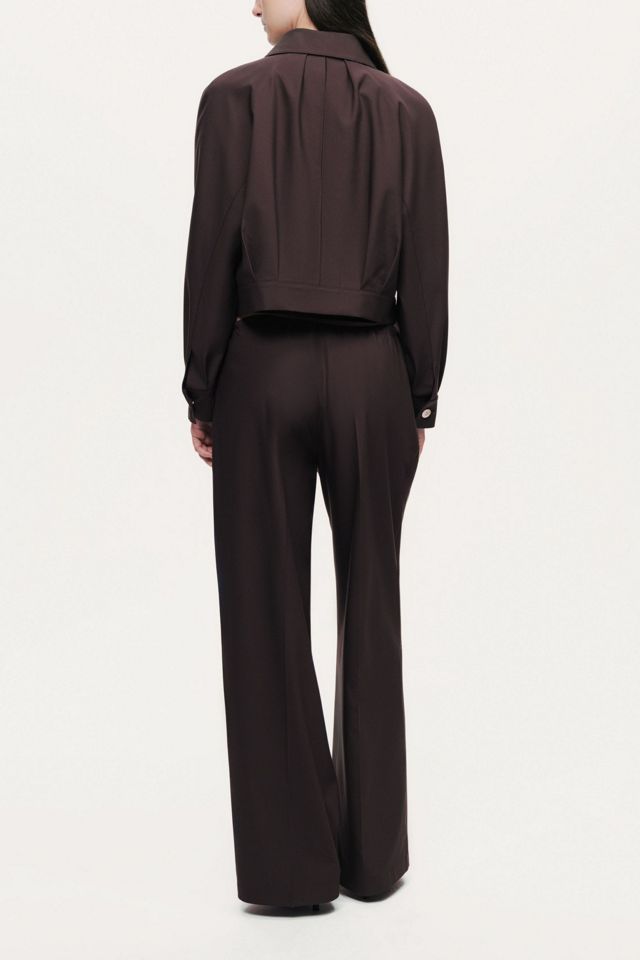 Nocturne Buckle Detail Cropped Zip Jacket #3