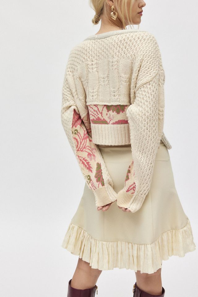 Rosemary Crafty Knit Pullover Sweater #1