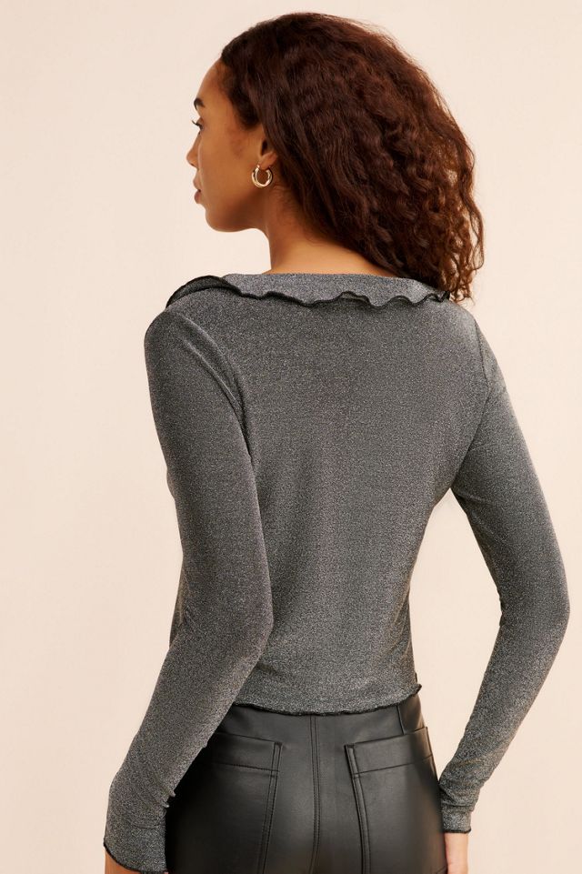 Motel Diar Metallic Top #1
