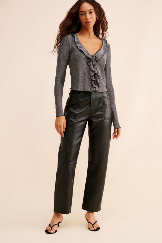 Motel Diar Metallic Top #3