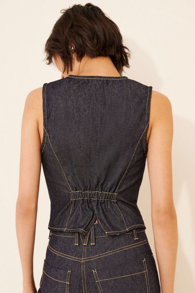 Steve Madden Selene Denim Vest #1