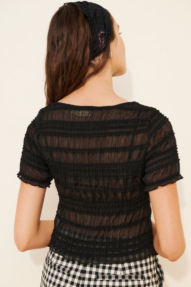 Vrg Grl Sofia Sheer Top #1