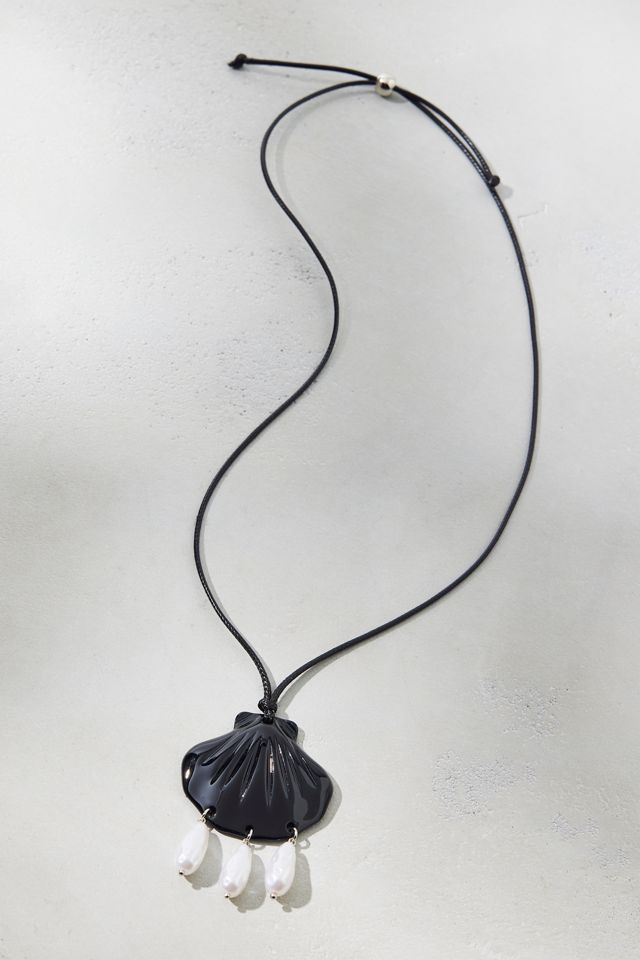 Steph Statement Pendant Corded Necklace #1