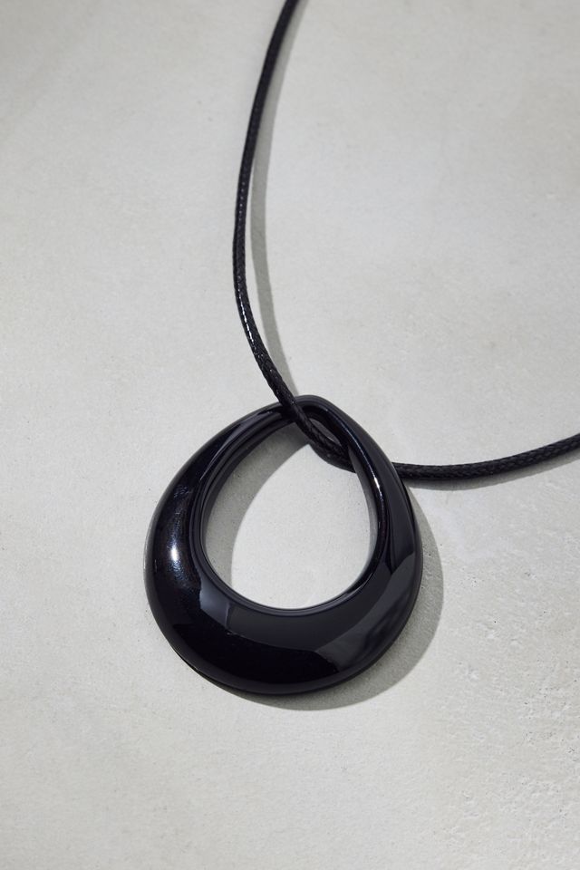 Steph Statement Pendant Corded Necklace #2