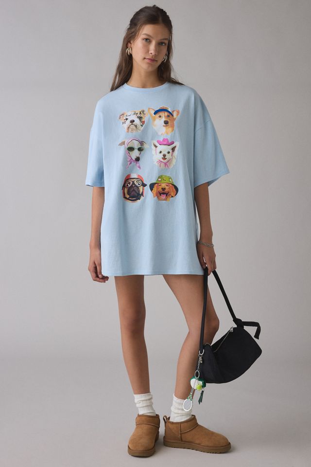 urban outfitters oversized t shirt dress Styling Two Ways: Urban Outfitters Graphic T-Shirt Dress  Avery Carrier