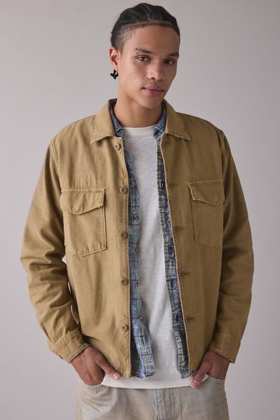 BDG Textured Cotton Surplus Overshirt