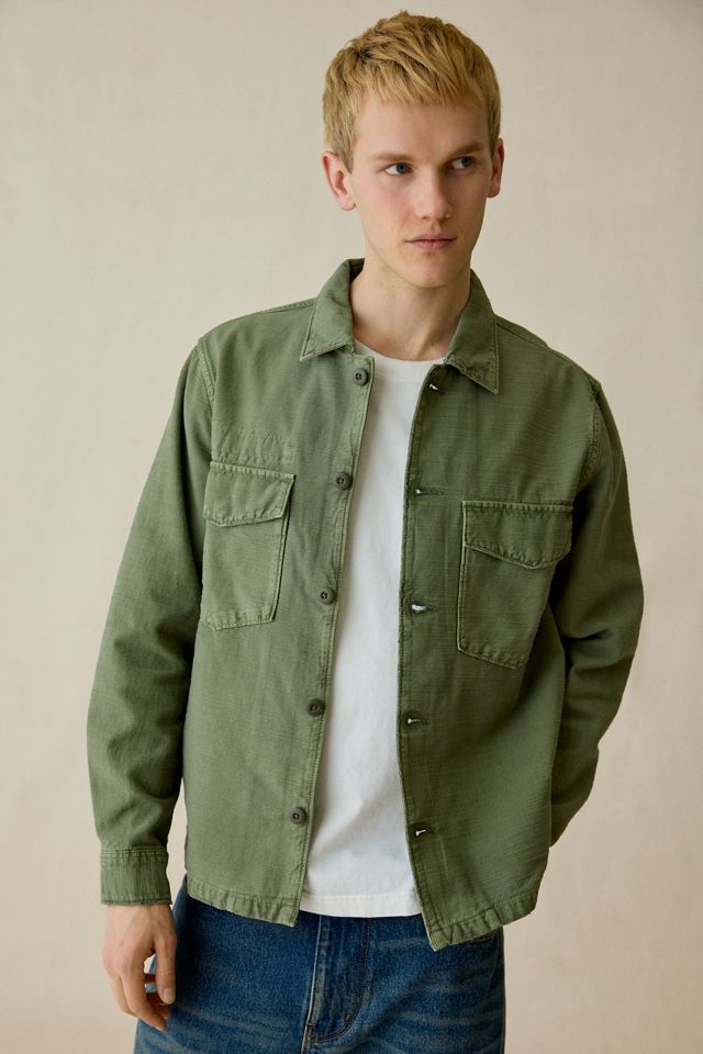 Surchemise surplus en coton texturé BDG #2