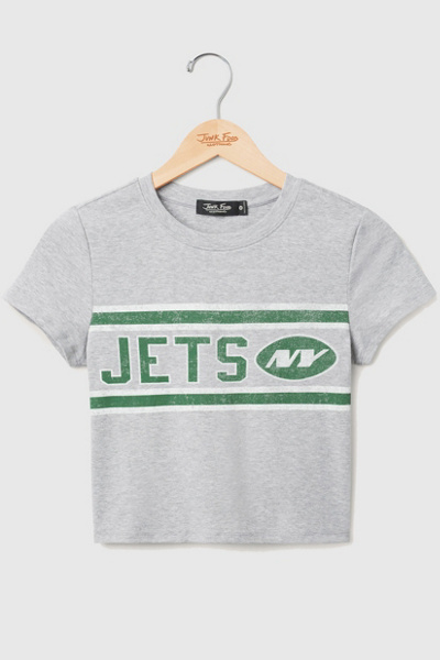 Junk Food NFL Sideline Baby Tee in New York Jets, Women’s at Urban Outfitters