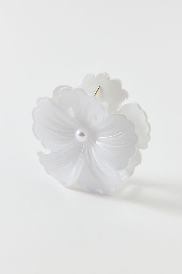 Tropical Hibiscus Flower Claw Clip #1