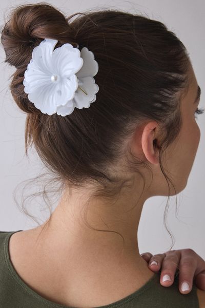 Tropical Hibiscus Flower Claw Clip