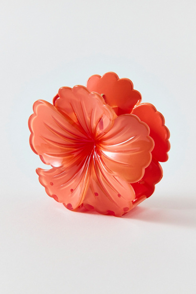 Tropical Hibiscus Flower Claw Clip