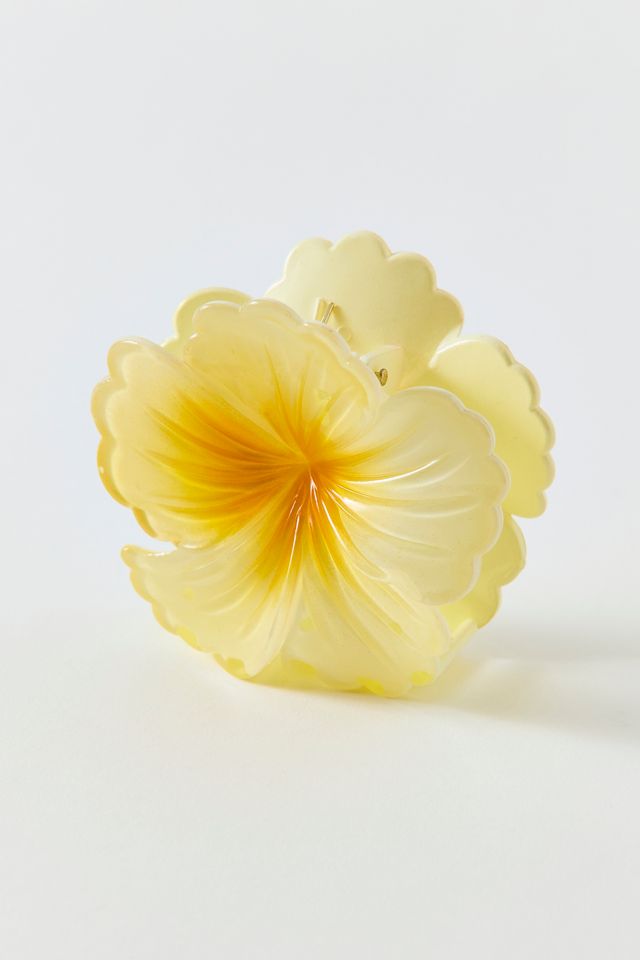 Tropical Hibiscus Flower Claw Clip #1
