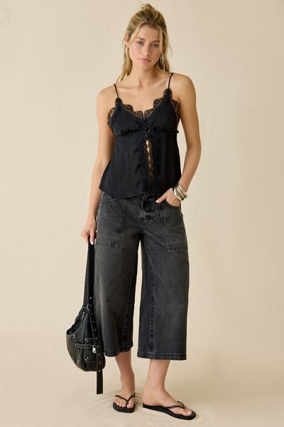 BDG Nomad Baggy Wide Leg Cropped Jeans