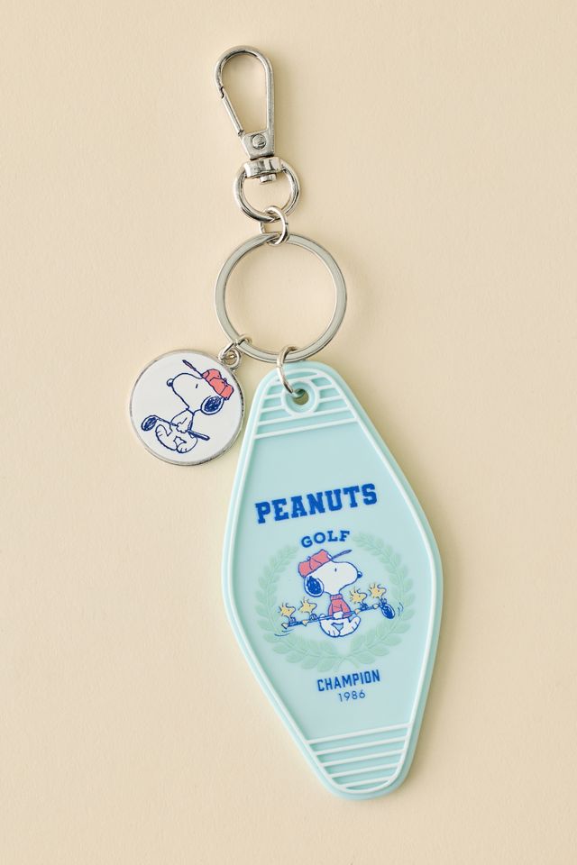 Peanuts Snoopy Golf Hotel Keychain #1