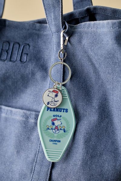 Peanuts Snoopy Golf Hotel Keychain
