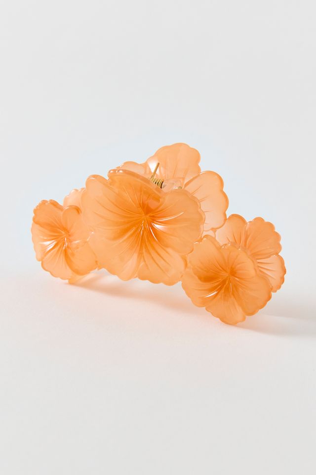 Triple Tropical Hibiscus Flower Claw Clip #1