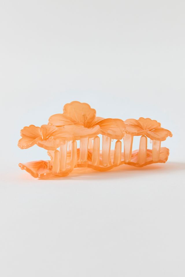 Triple Tropical Hibiscus Flower Claw Clip #2