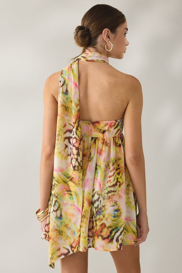 strapless open back dress whyte-dress-pink-shell-swirl – AFRM main image 1