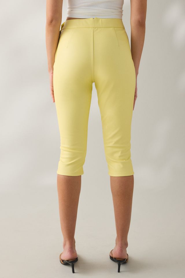 Capri en simili-cuir Calla Lemon Meringue AFRM #3