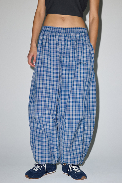 iets frans…Sid Check Cotton Poplin Balloon Pants
