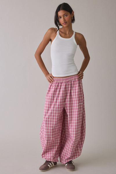 iets frans…Sid Check Cotton Poplin Balloon Pants