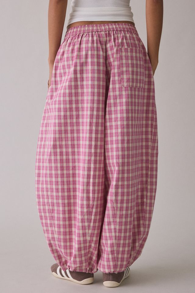iets frans…Sid Check Cotton Poplin Balloon Pants #3