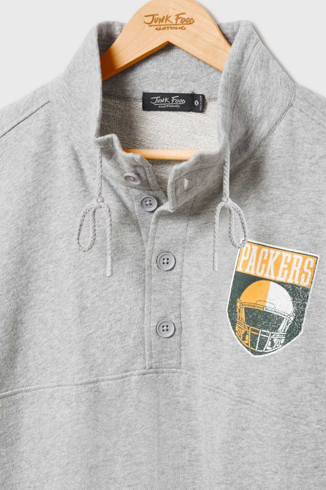 Junk Food NFL Slant Button Up Fleece Sweatshirt #2