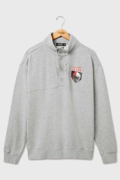 Junk Food NFL Slant Button Up Fleece Sweatshirt