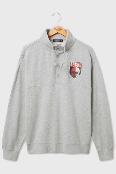 Junk Food NFL Slant Button Up Fleece Sweatshirt