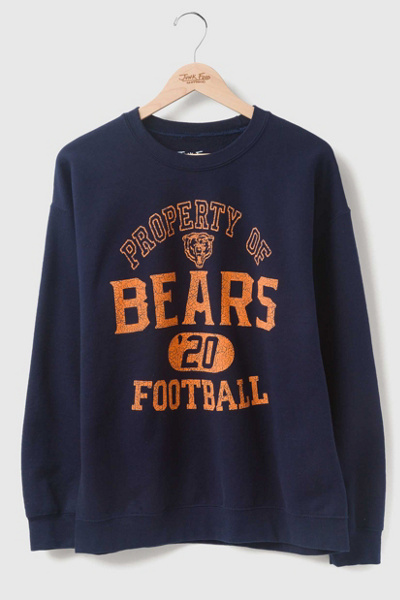 Junk Food NFL Property Flea Market Crewneck Sweatshirt in Chicago Bears, Men’s at Urban Outfitters