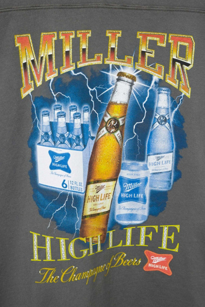 Junk Food Miller High Life Lightning Bottles Hockey Tee