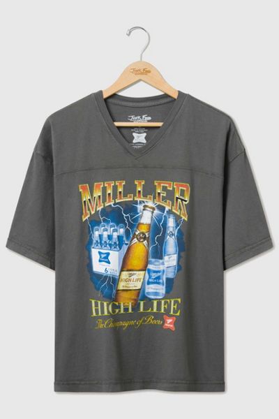Junk Food Miller High Life Lightning Bottles Hockey Tee