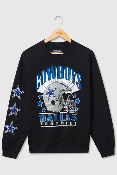 Junk Food NFL Glitter Helmet Crew Fleece Sweatshirt