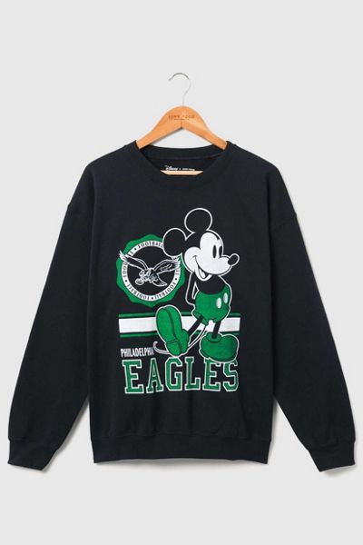 Junk Food NFL Disney Mickey Crew Fleece Sweatshirt