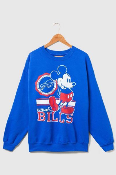 Junk Food NFL Disney Mickey Crew Fleece Sweatshirt