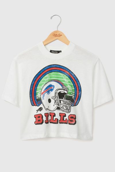 Junk Food NFL Game Time Mock Neck Crop Tee