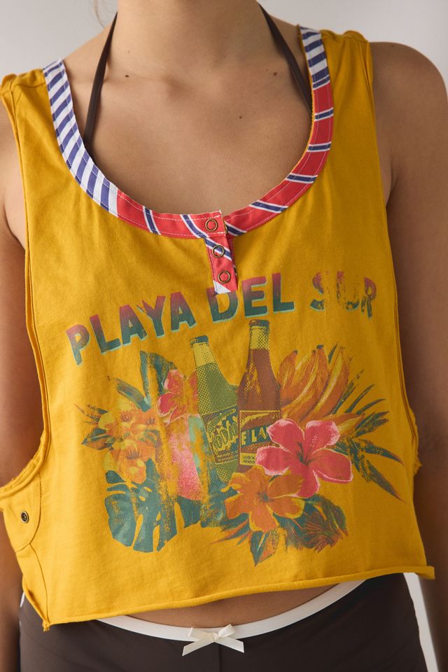 BDG Playa Del Sur Graphic Cropped Tank Top #1