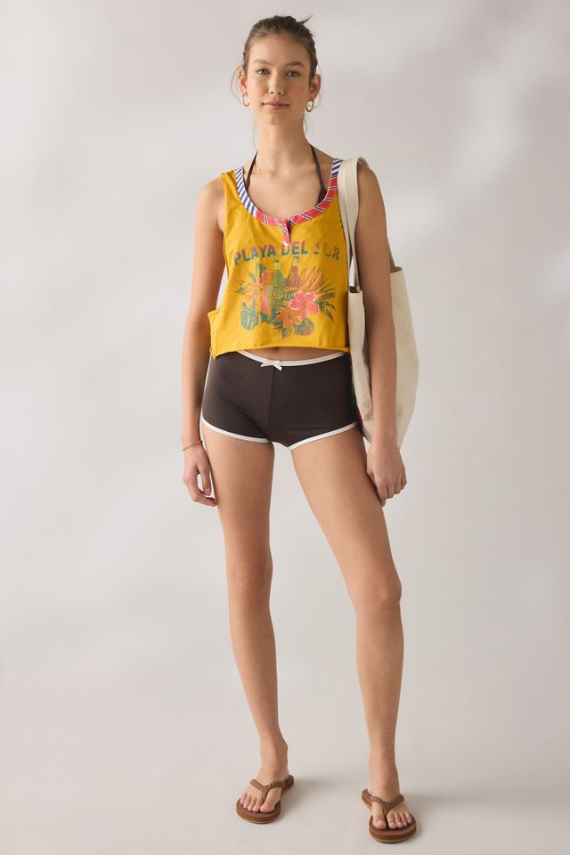 BDG Playa Del Sur Graphic Cropped Tank Top #3