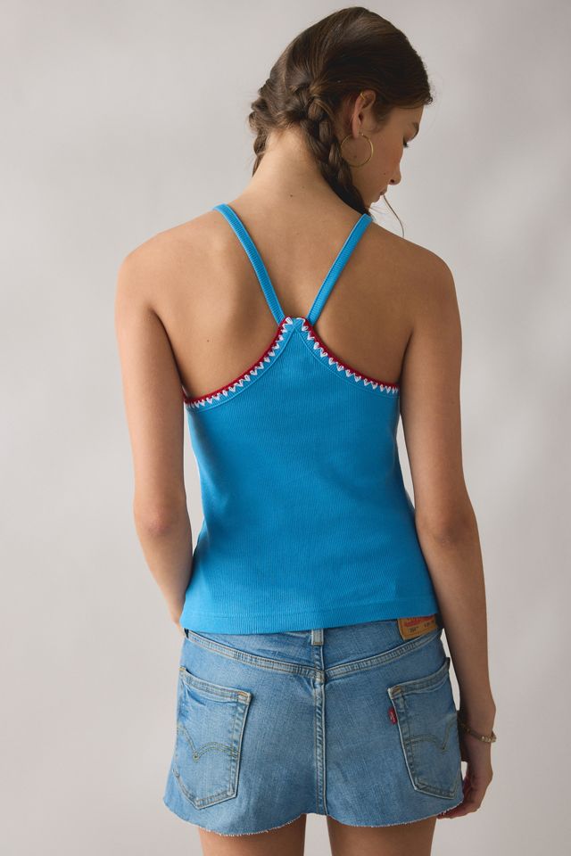 BDG Northshore Graphic Embroidered Trim Tank Top #2